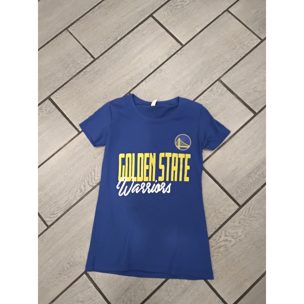 Golden‎ State Warriors Womens Blue Graphic T Shirt Ideal Tee  S